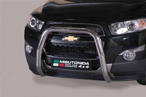 Misutonida Pushbar | Chevrolet Captiva 11-14 5-d | Super Bar stainless steel glossy