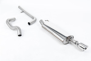 Cat-back uitlaatsysteem | Volkswagen Golf Mk4 337 Jubileum 180 PK (2002-2004) | Milltek Sport Enkele 100 mm GT100
