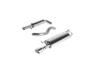Cat-back uitlaatsysteem | Volkswagen Golf Mk4 337 Jubileum 180 PK (2002-2004) | Milltek Sport Enkele 100 mm GT100