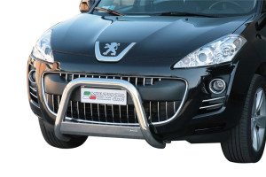 Misutonida Barre pare-buffle | Peugeot 2008 16-19 5-p | Barre moyenne acier inoxydable brillant