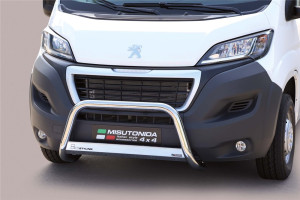 Misutonida Barre pare-buffle | Peugeot Boxer Combi 14- 4-p | Barre moyenne acier inoxydable brillant