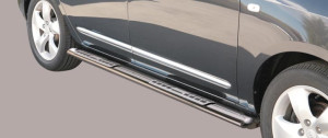 Misutonida Barres latérales | Kia Carens 06-11 5-p | Protections latérales design acier inoxydable brillant