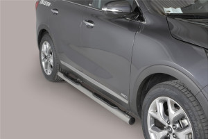 Misutonida Barres latérales | Kia Sorento 15-17 5-p | Grand Pedana acier inoxydable brillant