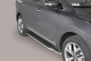 Misutonida Barres latérales | Kia Sorento 15-17 5-p | Style Pedana acier inoxydable brillant