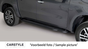 Misutonida Barres latérales | Kia Sportage 16-18 5-p / Sportage 18-22 5-p | Style Pedana noir mat