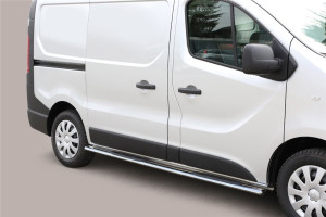 Misutonida Barres latérales | Opel Vivaro Combi 14-19 4-p | Grand Pedana ovale acier inoxydable brillant