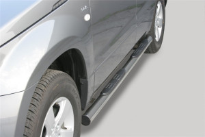 Misutonida Barres latérales | Suzuki Grand Vitara 05-08 5-p | Grand Pedana acier inoxydable brillant