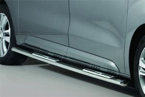 Misutonida Barres latérales | Peugeot Expert 16- 4-p / Traveller 16- 4-p | Protections latérales design acier inoxydable brillant