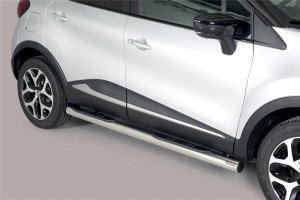 Misutonida Barres latérales | Renault Captur 13-17 5-p / Captur 17-19 5-p | Grand Pedana acier inoxydable brillant