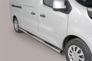 Misutonida Barres latérales | Opel Vivaro Combi 14-19 4-p | Protection latérale noir mat