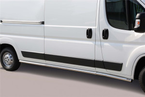 Misutonida Barres latérales | Peugeot Boxer Combi 14- 4-p | Protection latérale noir mat