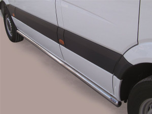 Misutonida Barres latérales | Volkswagen Crafter Kombi 11-16 4-p | Protection latérale noir mat