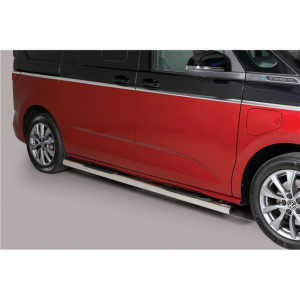 Misutonida Marchepieds | Volkswagen Multivan 21- 5-p | Grand Pedana acier inoxydable brillant