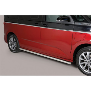 Misutonida Marchepieds | Volkswagen Multivan 21- 5-p | Protection latérale acier inoxydable brillant
